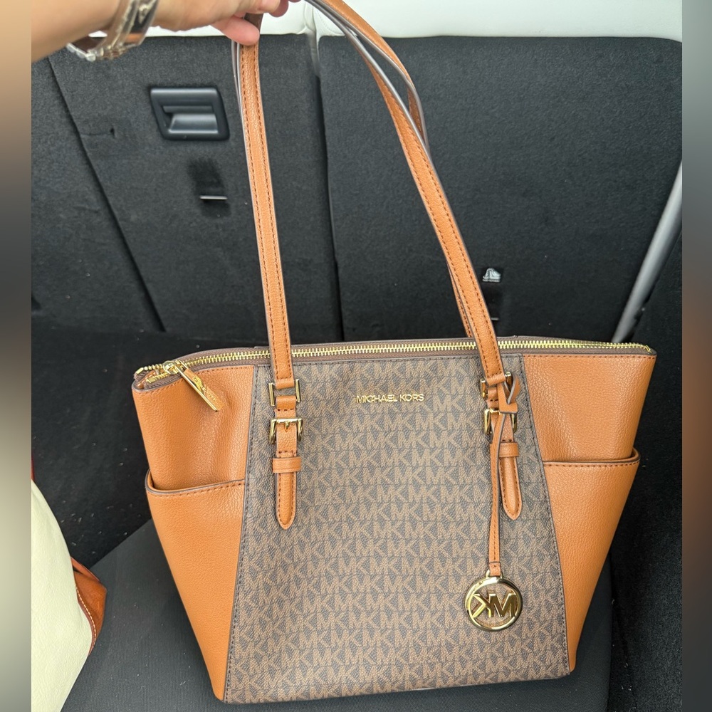 Like brand new, never used, brown Michael Kors bag